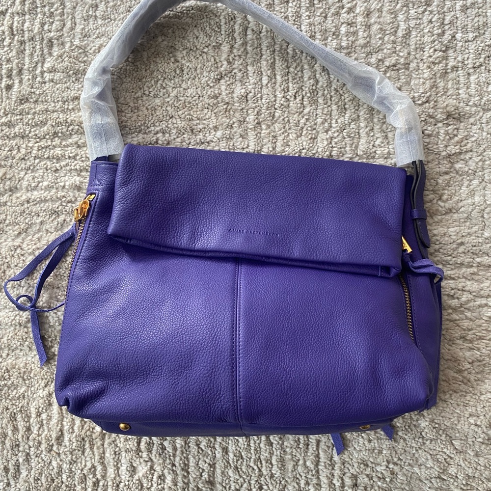 NWOT Aimee Kestenberg Purple Leather Bag